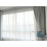 Gardine nach Maß "Voile", Automatik-Faltenband