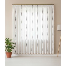 Gardine nach Maß "Voile", Automatik-Faltenband