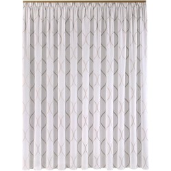 Gardine nach Maß "Voile", Automatik-Faltenband