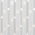 Gardinen nach Maß “Effekt Kreise“, weiss, Detailansicht