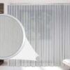 Gardine nach Maß, Design: "Stripe", Automatik-Faltenband (1:2,5)