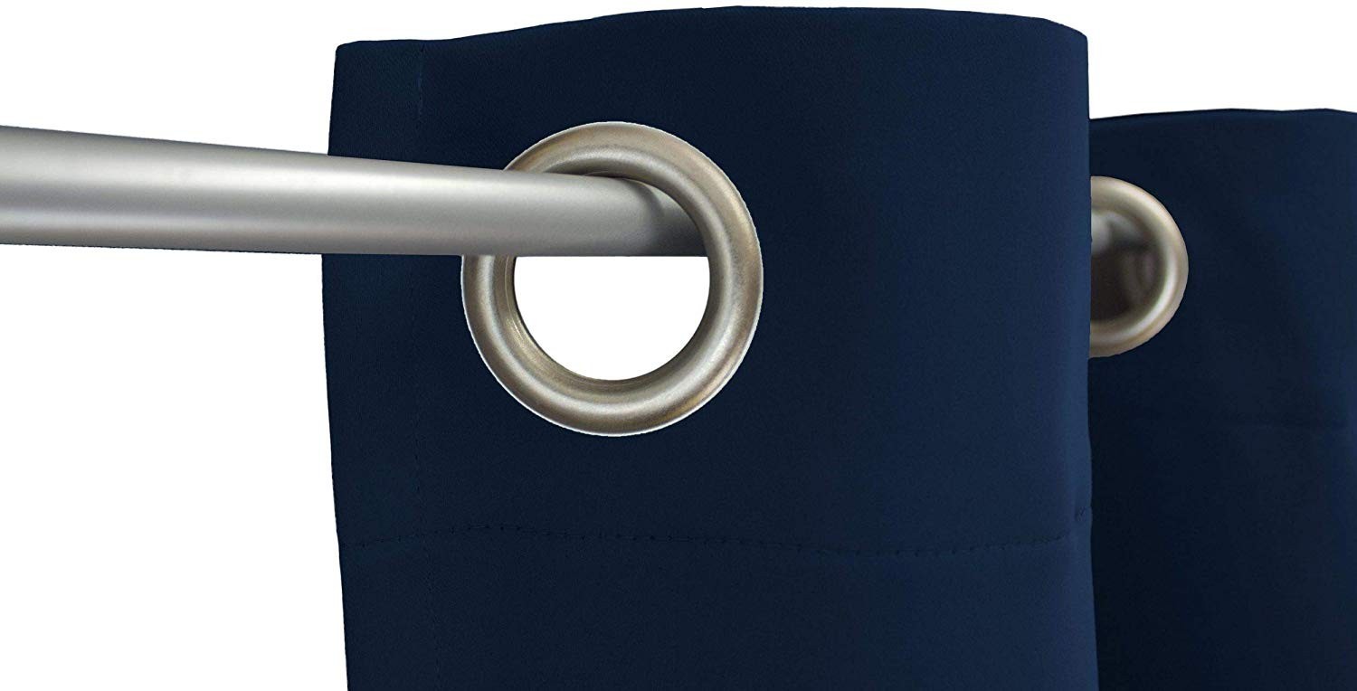 Verdunkelungsvorhang nach Maß in Blau