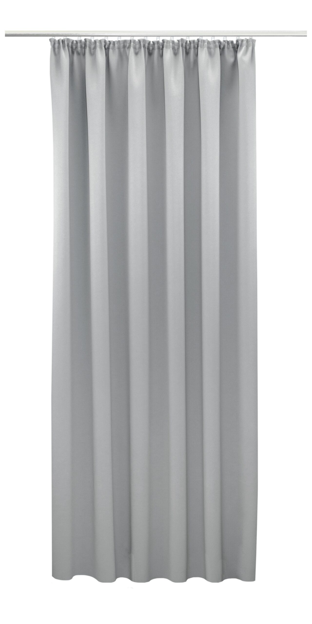 Verdunkelungsvorhang & Übergardine nach Maß (XXL) in Light Grey