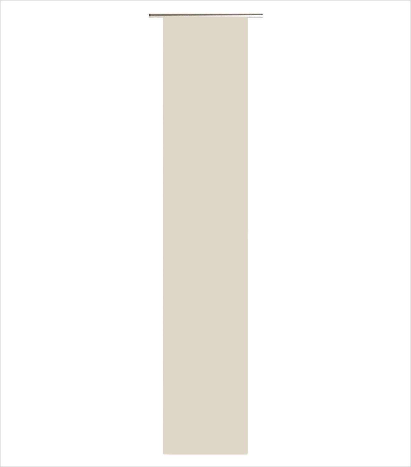 Schiebegardine nach Maß, Verdunkelung – Beige