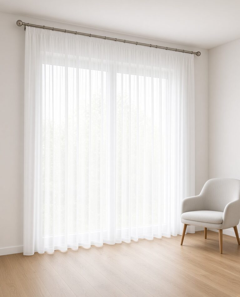 Voile-Gardinen – Beispiel aus unserer Näherei